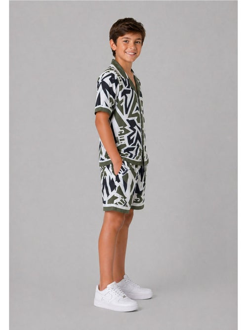 Ensemble Short Chemise Kebello - Kiabi Ensemble Short Chemise Kebello - Kiabi