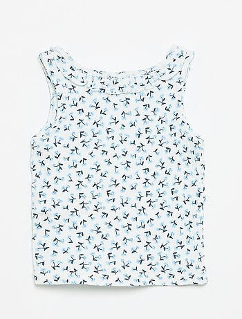 Ensemble short + débardeur en maille pointelle