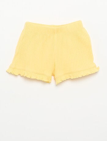 Ensemble short + débardeur en maille pointelle