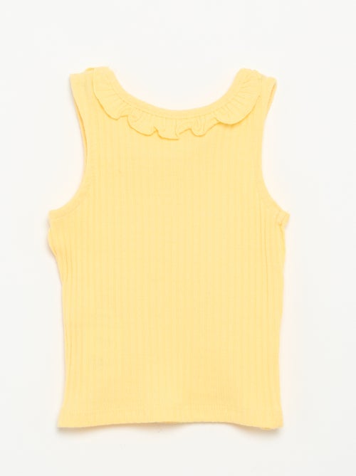 Ensemble short + débardeur en maille pointelle - Kiabi