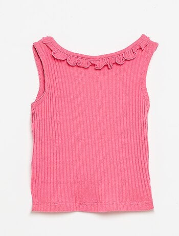 Ensemble short + débardeur en maille pointelle