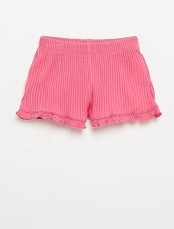 Ensemble short + débardeur en maille pointelle