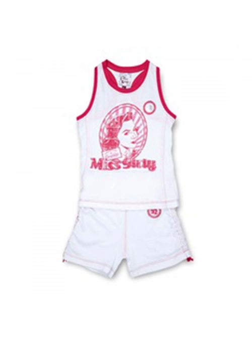 Ensemble Short et Débardeur fille FLIZEP - MISS GIRLY - Kiabi