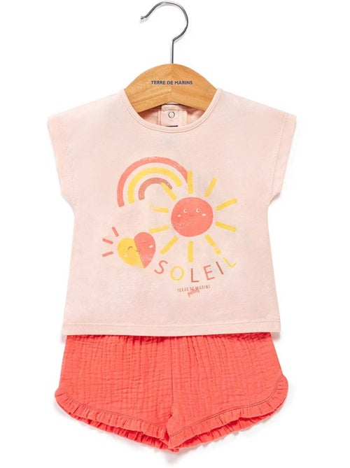 Ensemble short + haut - Terre de Marins - Kiabi