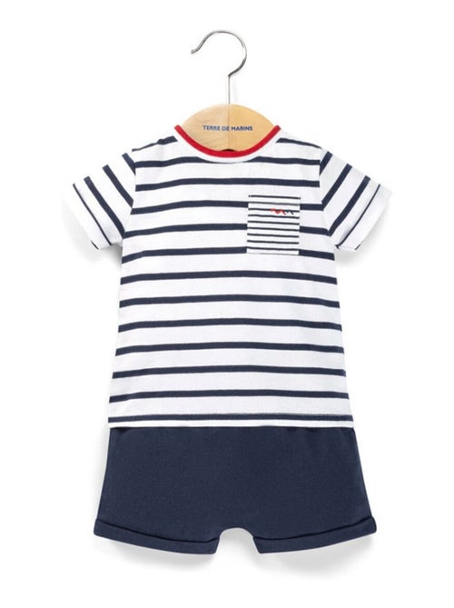 Ensemble short + haut - Terre de Marins - Kiabi