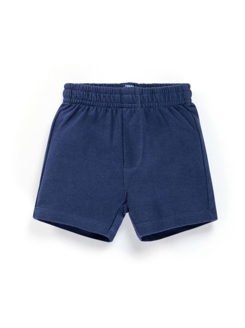Ensemble short + haut - Terre de Marins Blanc Bleu - Kiabi