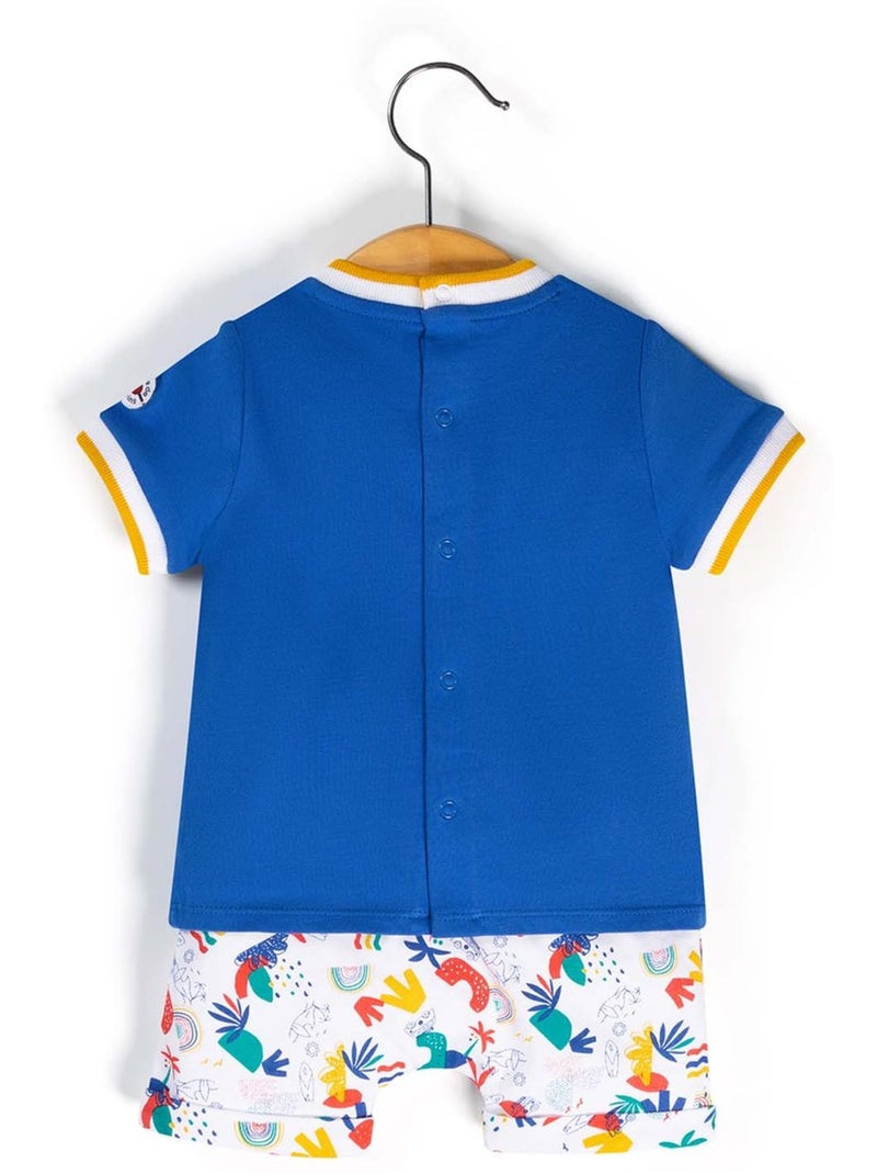 Ensemble short + haut - Terre de Marins Bleu Bleu - Kiabi