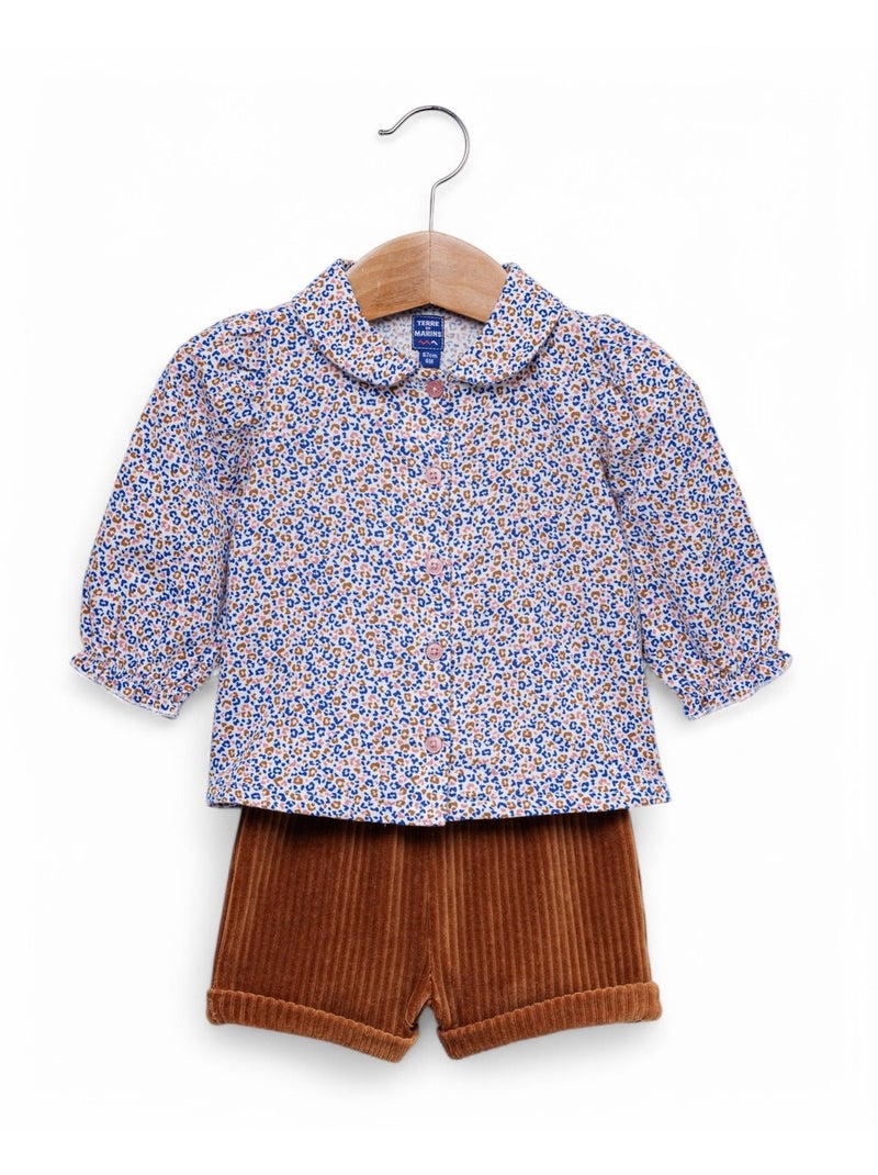 Ensemble short + haut - Terre de Marins Multicolore - Kiabi