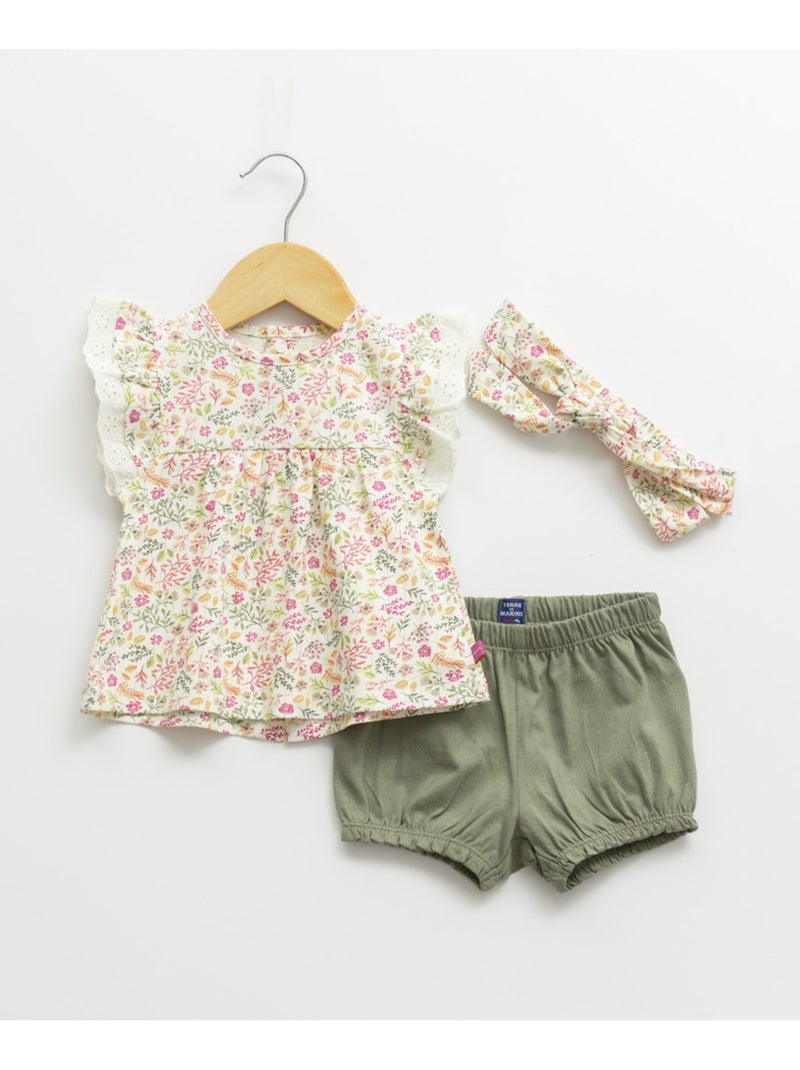 Ensemble short + haut - terre de marins Multicolore - Kiabi