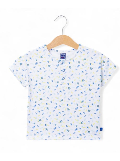 Ensemble short + haut 100% coton - Terre de Marins - Kiabi Ensemble short + haut 100% coton - Terre de Marins - Kiabi