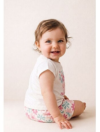 Ensemble short + haut 100% coton - Terre de Marins