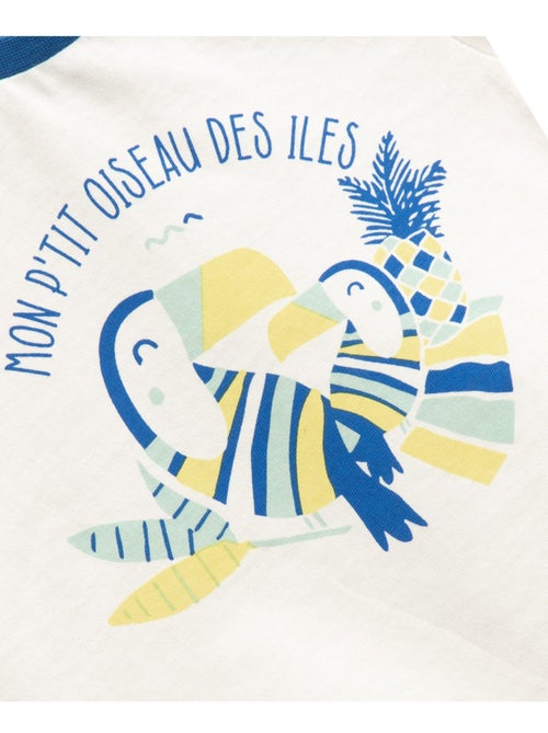 Ensemble short + haut 100% coton - Terre de Marins - Kiabi