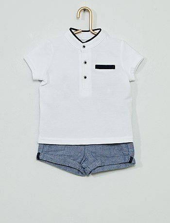 Ensemble short + polo éco-conçu