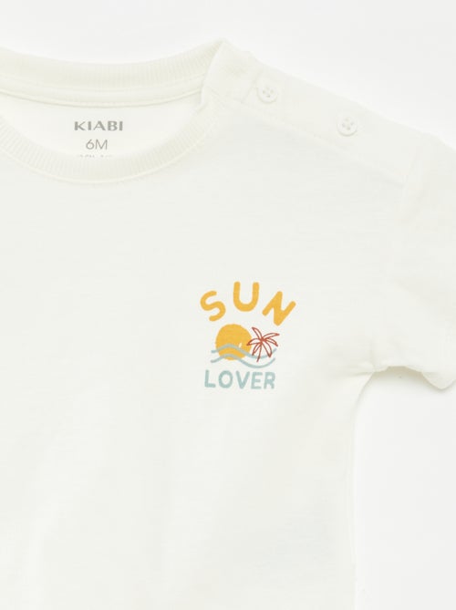 Ensemble short + t-shirt - 2 pièces - Kiabi