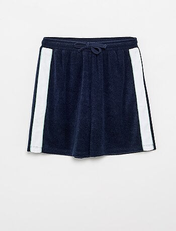 Ensemble short + T-shirt avec bandes contrastées