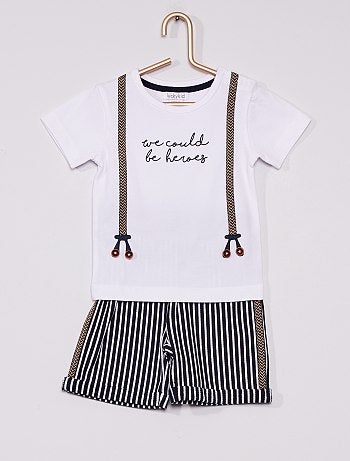Ensemble short + t-shirt