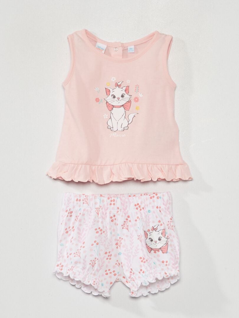 Ensemble short + t-shirt 'Disney' Rose - Kiabi