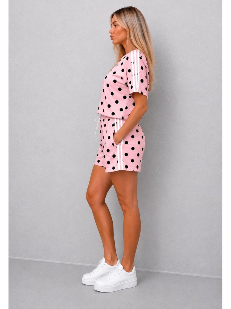 Ensemble Short T-shirt Kebello Rose - Kiabi