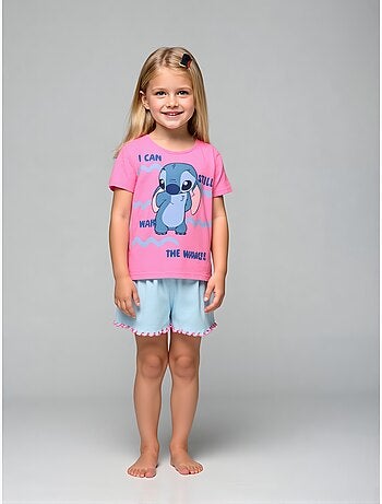 Ensemble Short & T-Shirt Lilo et Stich | Licence Officielle