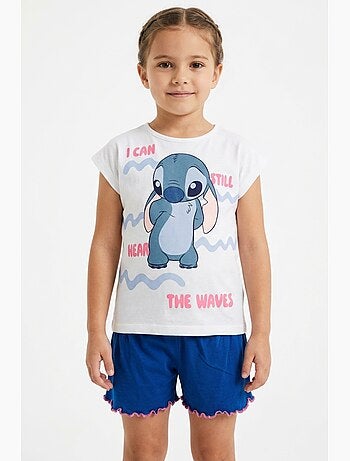 Ensemble Short + T-shirt Lilo & Stitch | Licence Officielle