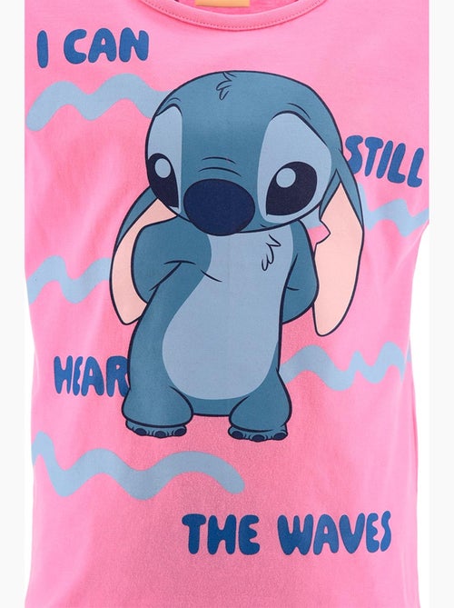 Ensemble Short + T-shirt Lilo & Stitch   | Licence Officielle - Kiabi