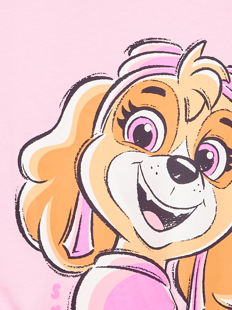 Ensemble short + T-shirt 'Pat' Patrouille' Rose - Kiabi