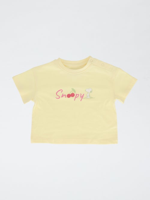 Ensemble short + T-shirt 'Snoopy' - Kiabi