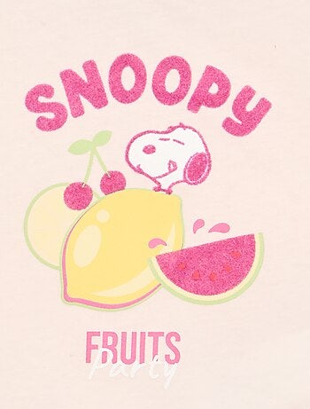 Ensemble short + T-shirt 'Snoopy'