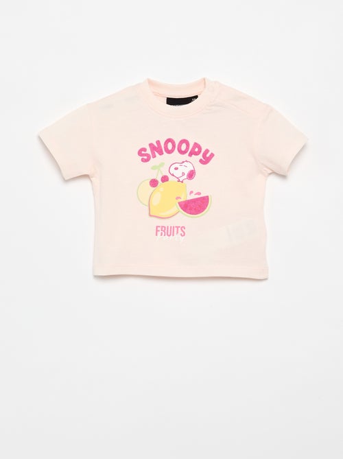 Ensemble short + T-shirt 'Snoopy' - Kiabi