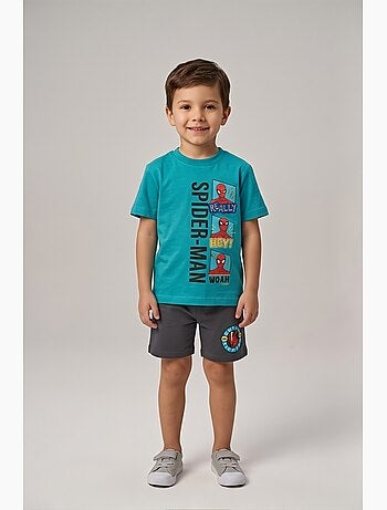 Ensemble Short + T-shirt Spider-Man | Licence Officielle
