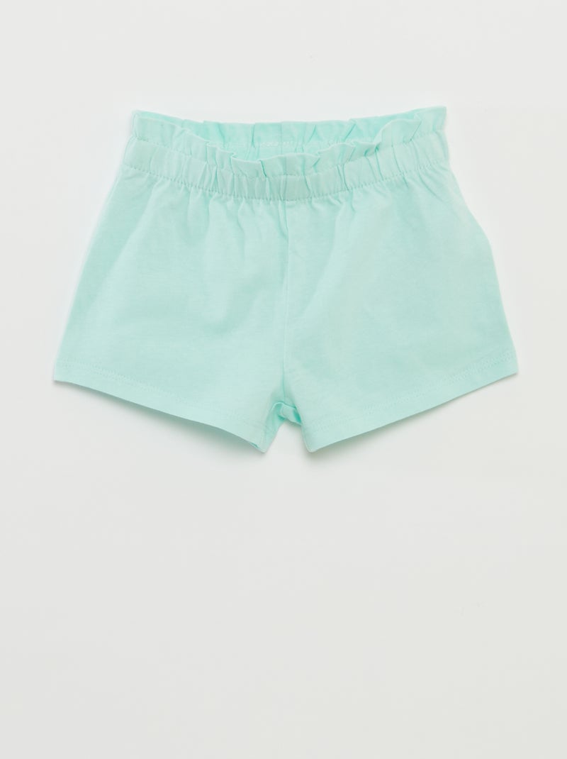 Ensemble short + t-shirt volanté - 2 pièces ROSE - Kiabi
