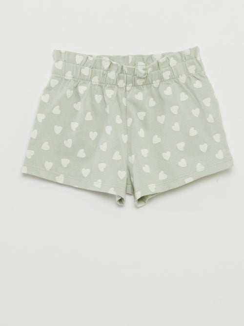 Ensemble short + t-shirt volanté - 2 pièces - Kiabi