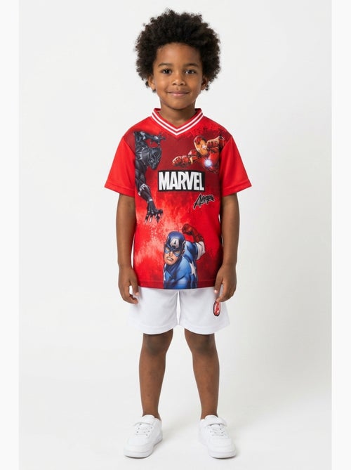Ensemble Short + Tee-Shirt Avengers| Licence Officielle - Kiabi Ensemble Short + Tee-Shirt Avengers| Licence Officielle - Kiabi