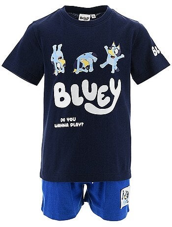Ensemble short + tee-shirt bluey| licence officielle