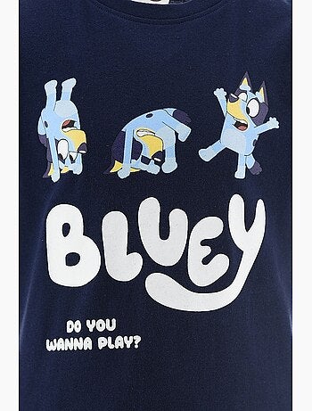 Ensemble short + tee-shirt bluey| licence officielle