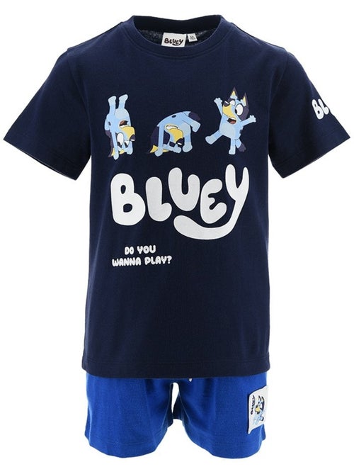 Ensemble short + tee-shirt bluey| licence officielle - Kiabi