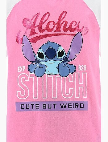Ensemble Short + Tee-Shirt Lilo et Stitch | Licence Officielle