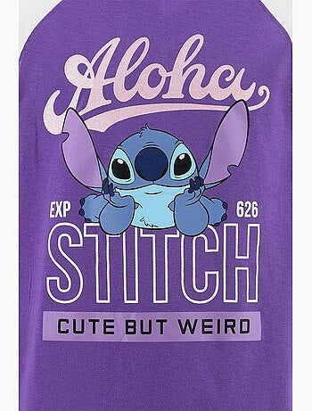 Ensemble Short + Tee-Shirt Lilo et Stitch | Licence Officielle