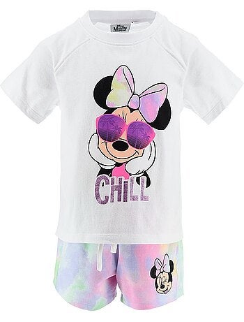 Ensemble Short + Tee-Shirt Minnie Mouse | Licence Officielle