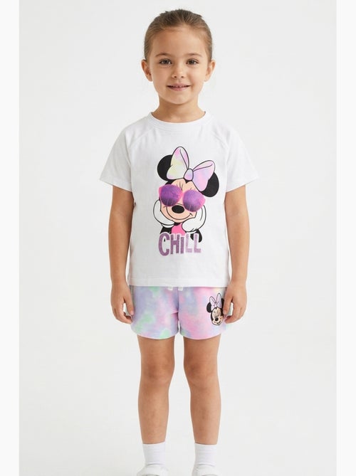 Ensemble Short + Tee-Shirt Minnie Mouse | Licence Officielle - Kiabi