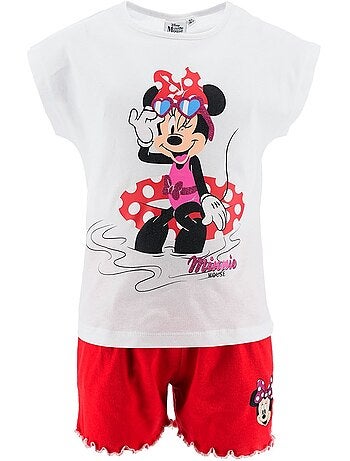 Ensemble Short + Tee-Shirt Minnie Mouse | Licence Officielle