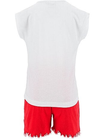 Ensemble Short + Tee-Shirt Minnie Mouse | Licence Officielle