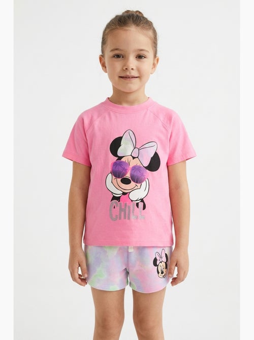 Ensemble Short + Tee-Shirt Minnie Mouse | Licence Officielle - Kiabi