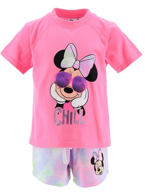 Ensemble Short + Tee-Shirt Minnie Mouse | Licence Officielle - Kiabi