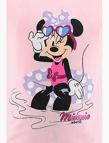 Ensemble Short + Tee-Shirt Minnie Mouse | Licence Officielle
