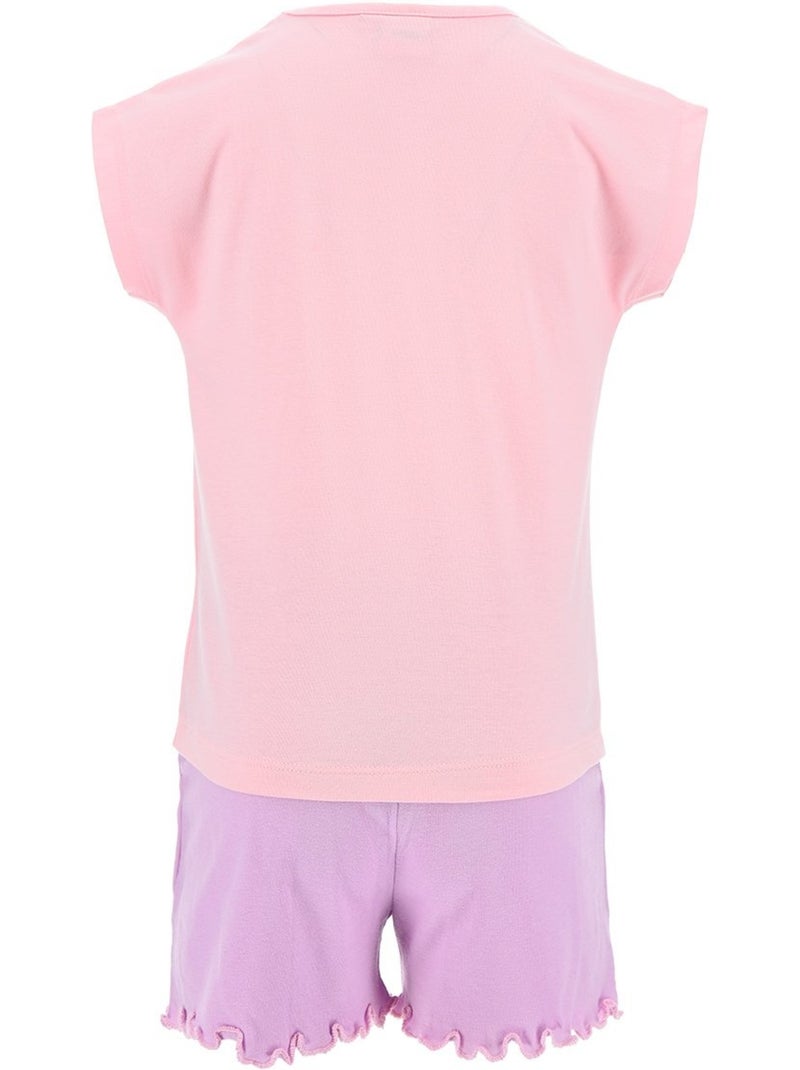 Ensemble Short + Tee-Shirt Minnie Mouse | Licence Officielle Rose - Kiabi