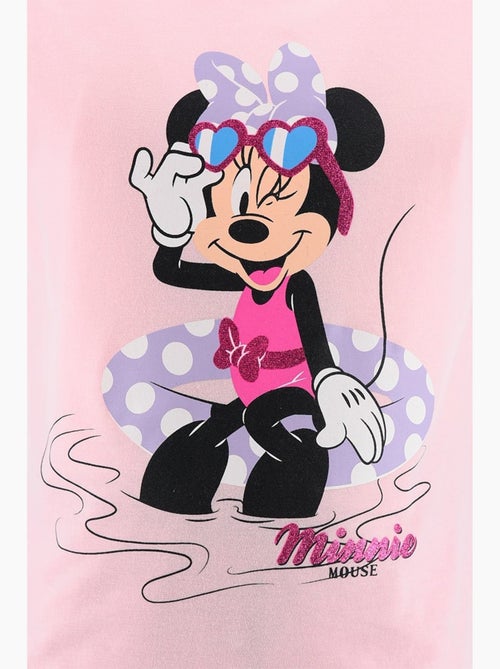 Ensemble Short + Tee-Shirt Minnie Mouse | Licence Officielle - Kiabi