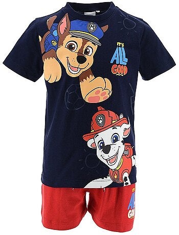 Ensemble Short + Tee-Shirt Pat Patrouille| Licence Officielle