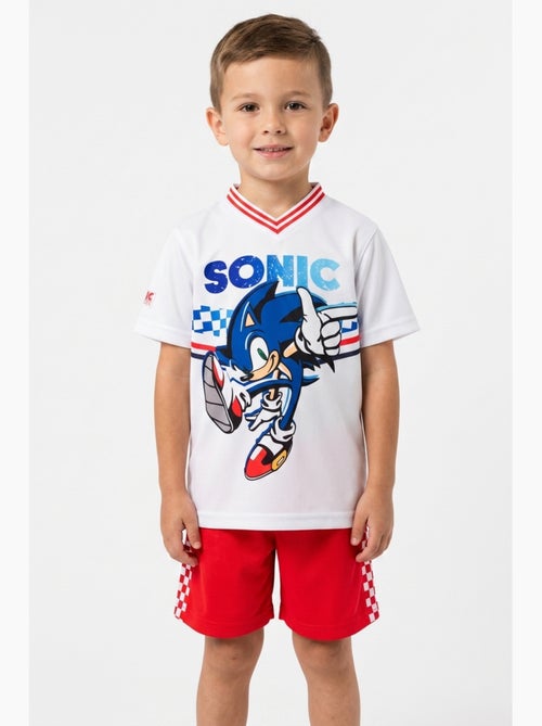 Ensemble Short + Tee-Shirt Sonic| Licence Officielle - Kiabi Ensemble Short + Tee-Shirt Sonic| Licence Officielle - Kiabi