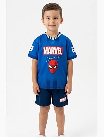 Ensemble short + tee-shirt spiderman| licence officielle